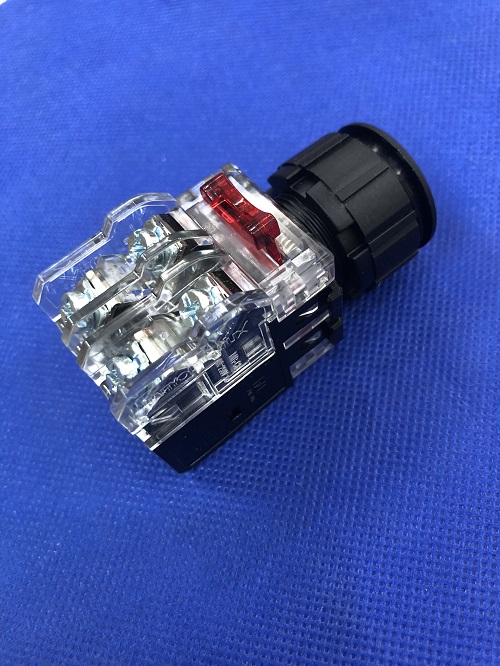 Nút nhấn có đèn viền nhựa phi 22 Hanyoung MRX-KM1A0R